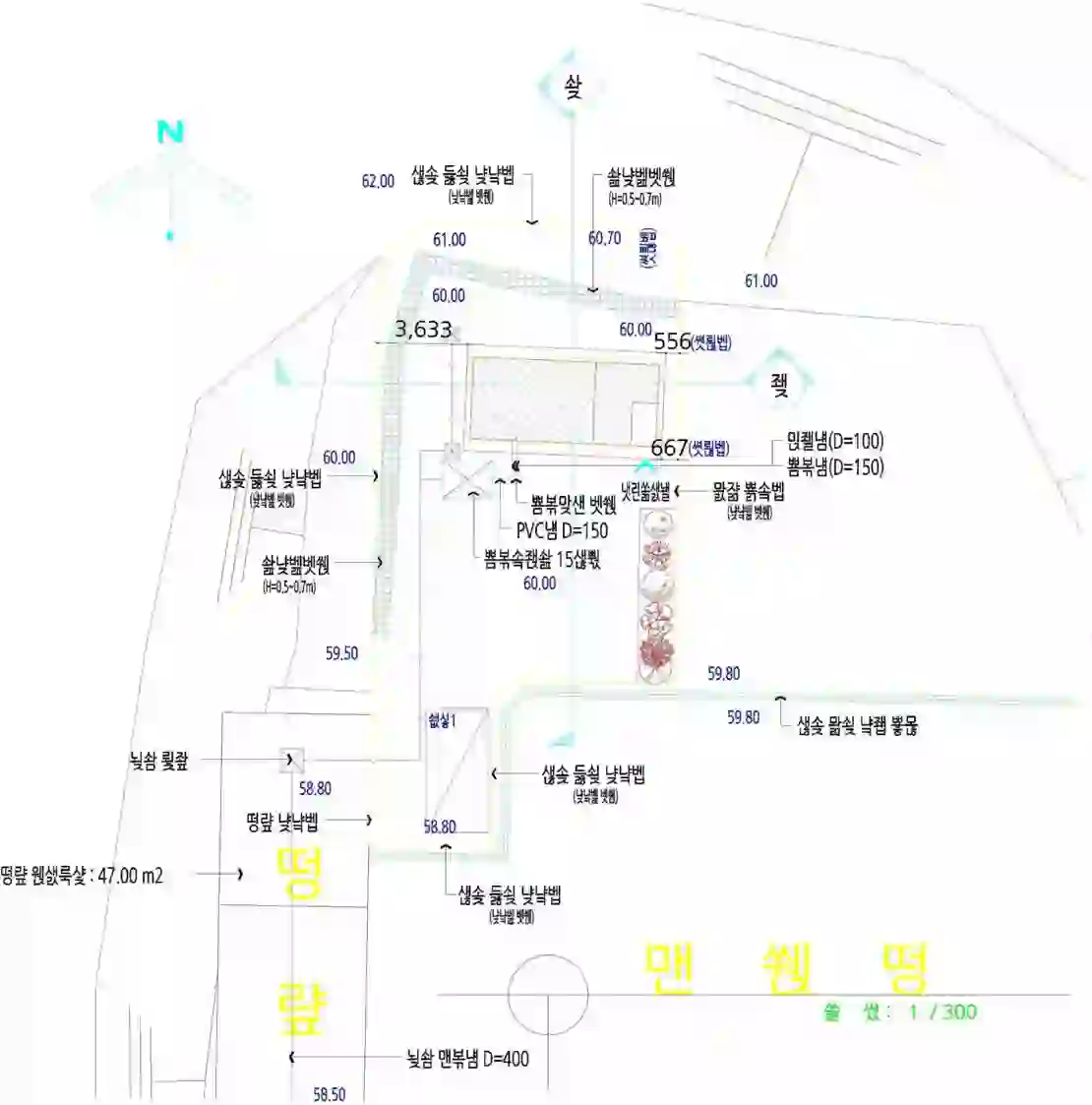 율곡리 614-10 배치도 이미지